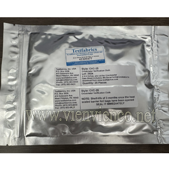 AATCC CVC-25 crocking colorfastness test fabric (control fabric)