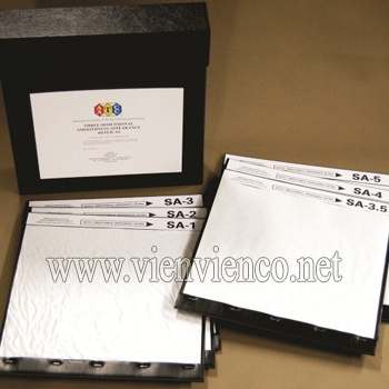 Bộ ảnh chuẩn đánh giá độ mịn bề mặt 3D AATCC