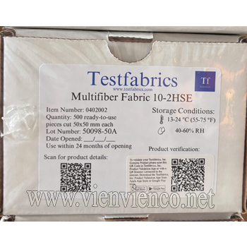 Multifiber Test Fabric No.10 (5 × 5 cm), MFF 10-2HSE