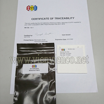 Vải hiệu chuẩn UV AATCC