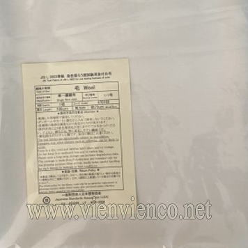 Vải thử nghiệm Wool JIS L0803